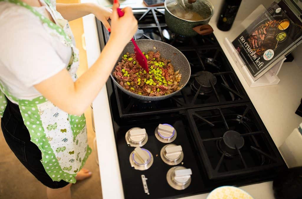 Six Ingredient Edamame Beef