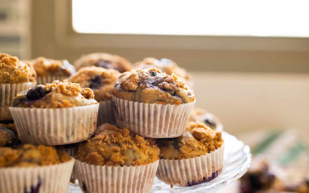 Blueberry Spelt  Muffins