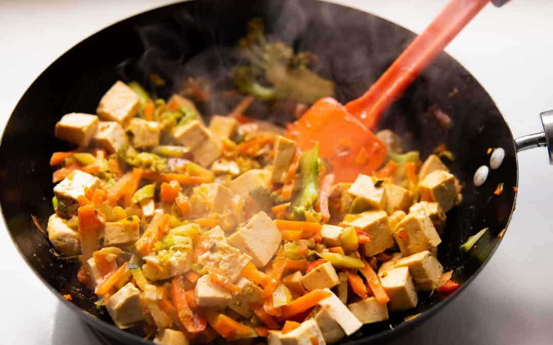 Spicy Peanut Tofu Bowls